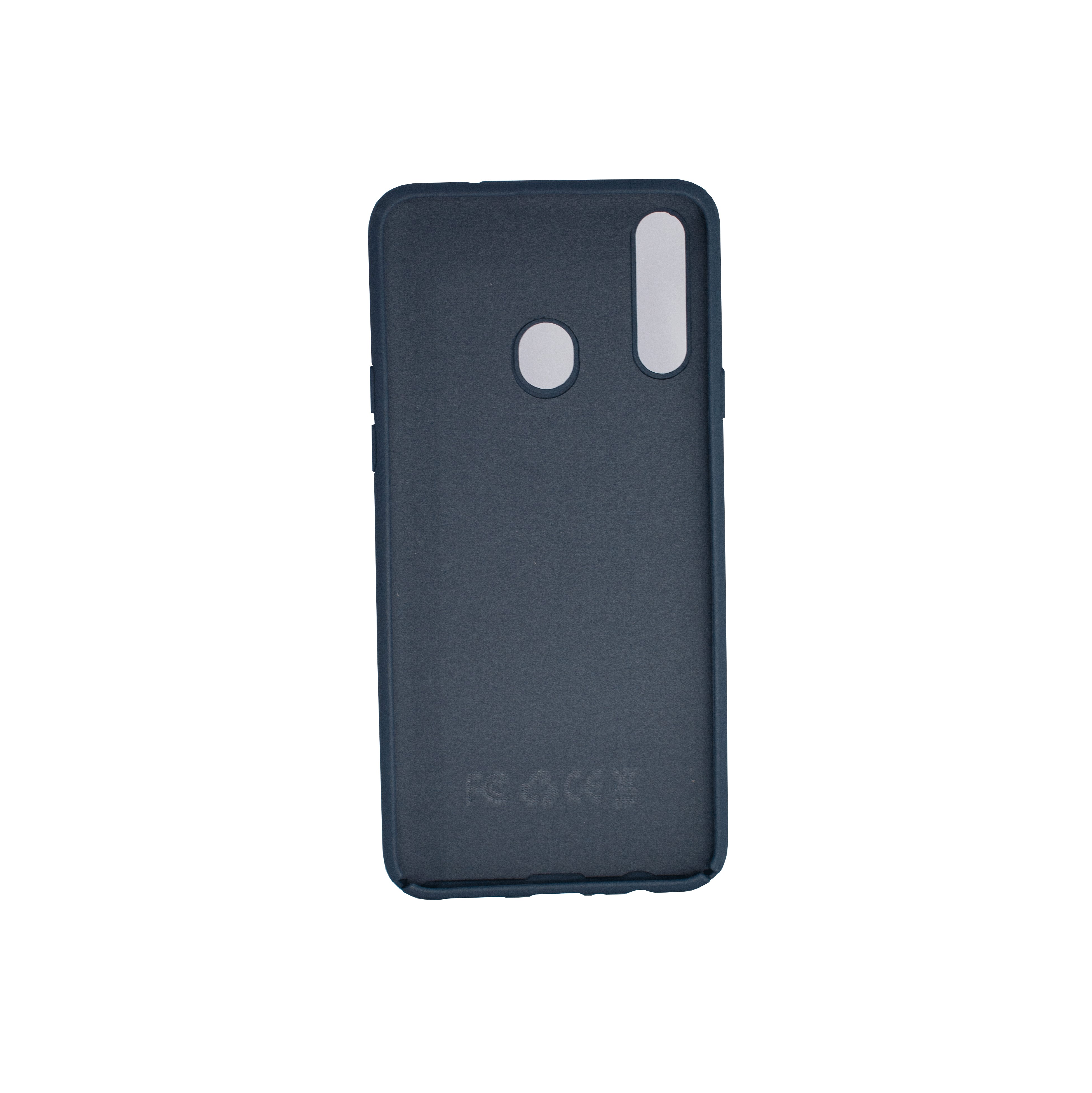 Protectores para celular  para Samsung  A20S Funda de silicona con felpa Azul